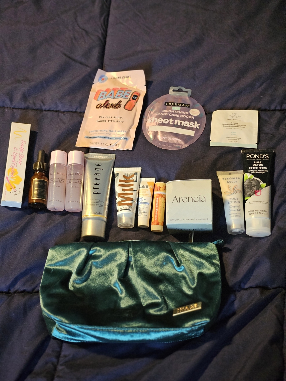 Beauty Sample Bundle Glow Recipe Drunk Elephant Milk Makeup Ipsy Bag 15+ Pc
